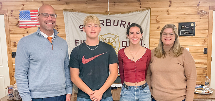 Rotary Youth Leadership students recognized by school at Sherburne FD